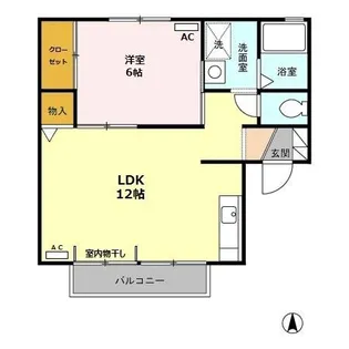 セジュール南浅田【2階】の間取り