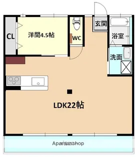 シティハイムシンガイ【2階】の間取り