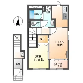 マ・グランⅩ(テン)【2階】の間取り