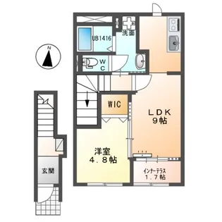マ・グランⅩ(テン)【2階】の間取り
