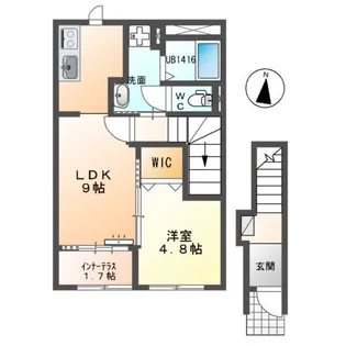 マ・グランⅩ(テン)【2階】の間取り