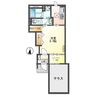 マ・グランⅩ(テン)【1階】の間取り