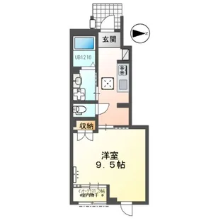 プラムガーデン【1階】の間取り