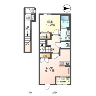 プラムガーデン【2階】の間取り