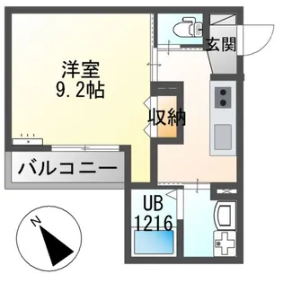 TISSAGE(ティサージュ)【3階】の間取り