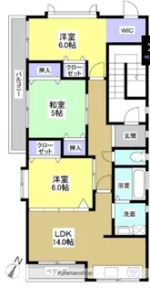 いながわ【3階】の間取り