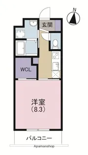 メゾンド・レアチーズ【3階】の間取り