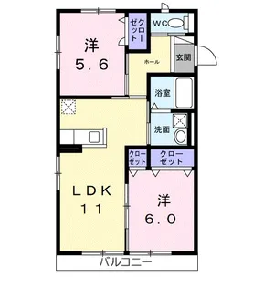 サンライトEYハイム【2階】の間取り