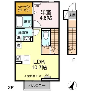 DーHILLS三方原【2階】の間取り
