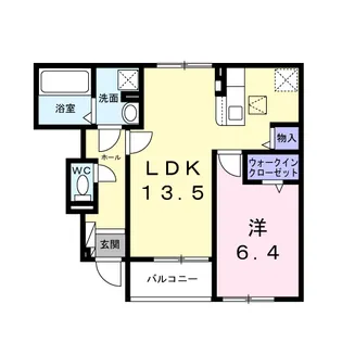 青空ハイム佐藤【1階】の間取り