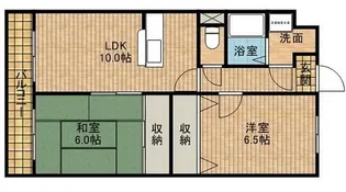 アネシスKOSAI【3階】の間取り