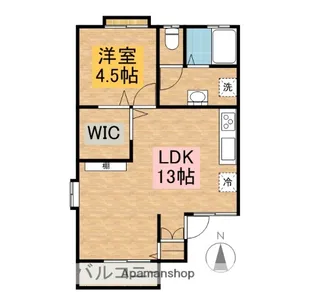 ドムス佐鳴台【103号室】の間取り