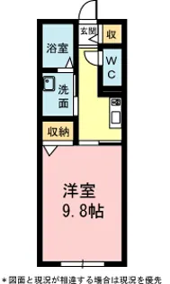 ラフィーネF【3階】の間取り