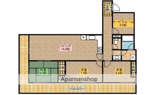 浜松アーバンヒルズ【306号室】の間取り