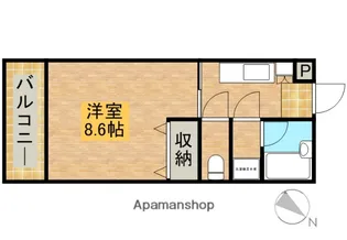 イエローハイツ佐鳴台【202号室】の間取り