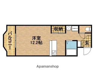 サンライフ鴨江【3階】の間取り