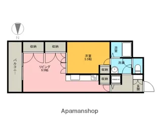 アップル第7マンション【705号室】の間取り