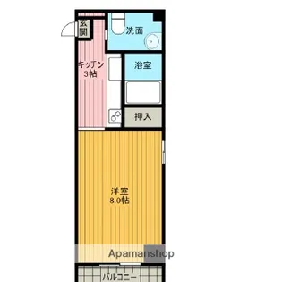 カーサ・ミラ北寺島【9階】の間取り