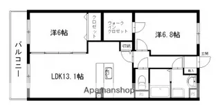 T.WOOD【3階】の間取り
