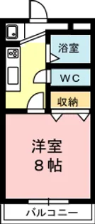 モンフォール矢野【2階】の間取り