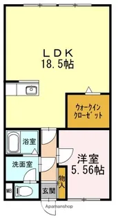 コンフォール蜆塚【2階】の間取り