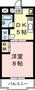 松下パークハイム【2階】の間取り