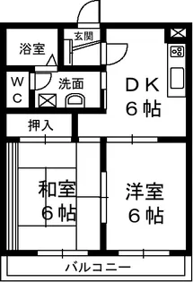 コルマール【1階】の間取り