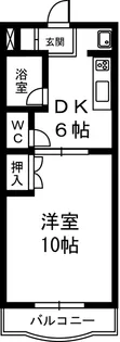 モデスト松下【2階】の間取り