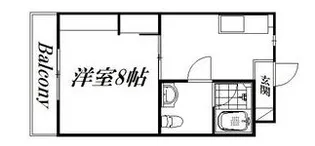 ドミール江西【3階】の間取り