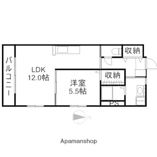 ベルティオ【101号室】の間取り