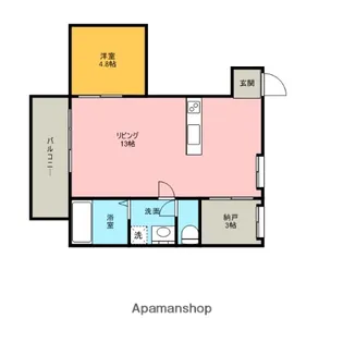 サンルシック1【101号室】の間取り