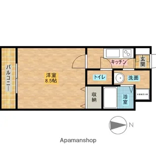 グレイス・ランⅠ【3階】の間取り