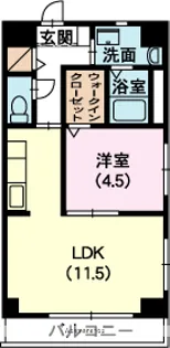 ルーチェ【4階】の間取り