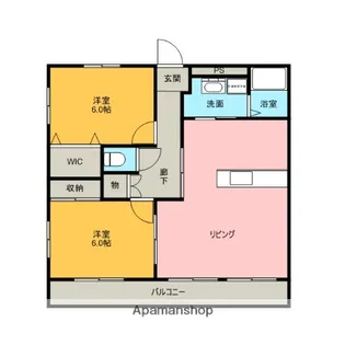 ウィズステージププレⅠ【2階】の間取り