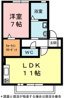 トゥール・ビヨン C【1階】の間取り