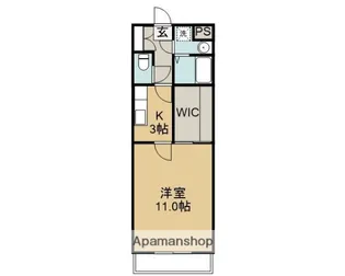 コートリー【4階】の間取り