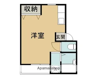 サンセーヌ【102号室】の間取り