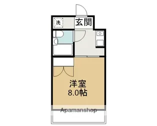 パーシモン【203号室】の間取り