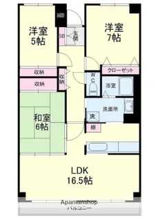 アートピア西ヶ崎【9階】の間取り