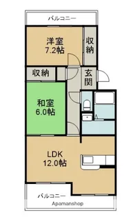 アバンテヤマカ【2階】の間取り