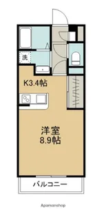 グランストーク上西【1階】の間取り