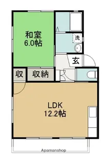 エスポワールⅡ【2階】の間取り