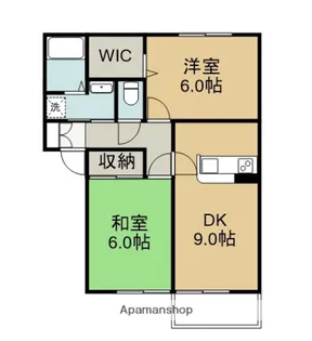 ソレジオ【N102号室】の間取り