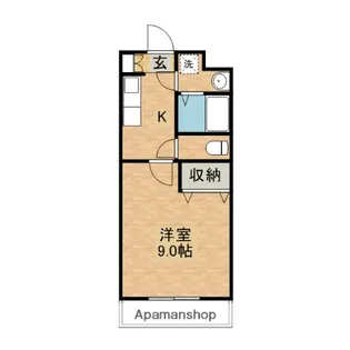 シーガル【1階】の間取り