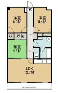 プリエール【1階】の間取り