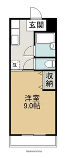 サンシャイン天王Ⅲ【402号室】の間取り