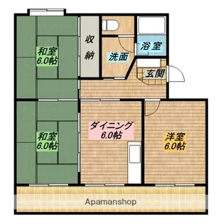 積志ハイツ【105号室】の間取り
