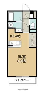 グランジャルダン【3階】の間取り