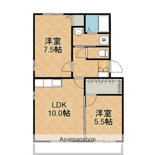 サザンスター【207号室】の間取り