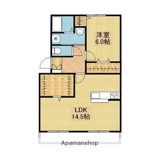 サザンスター【203号室】の間取り